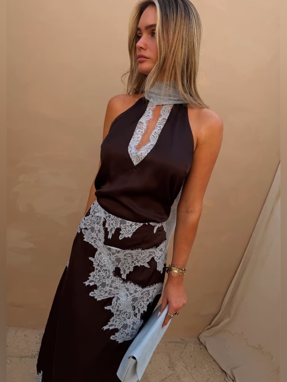 NWT NEVER FULLY DRESSED
Chocolate Blue Lace Top - Picture 3 of 8